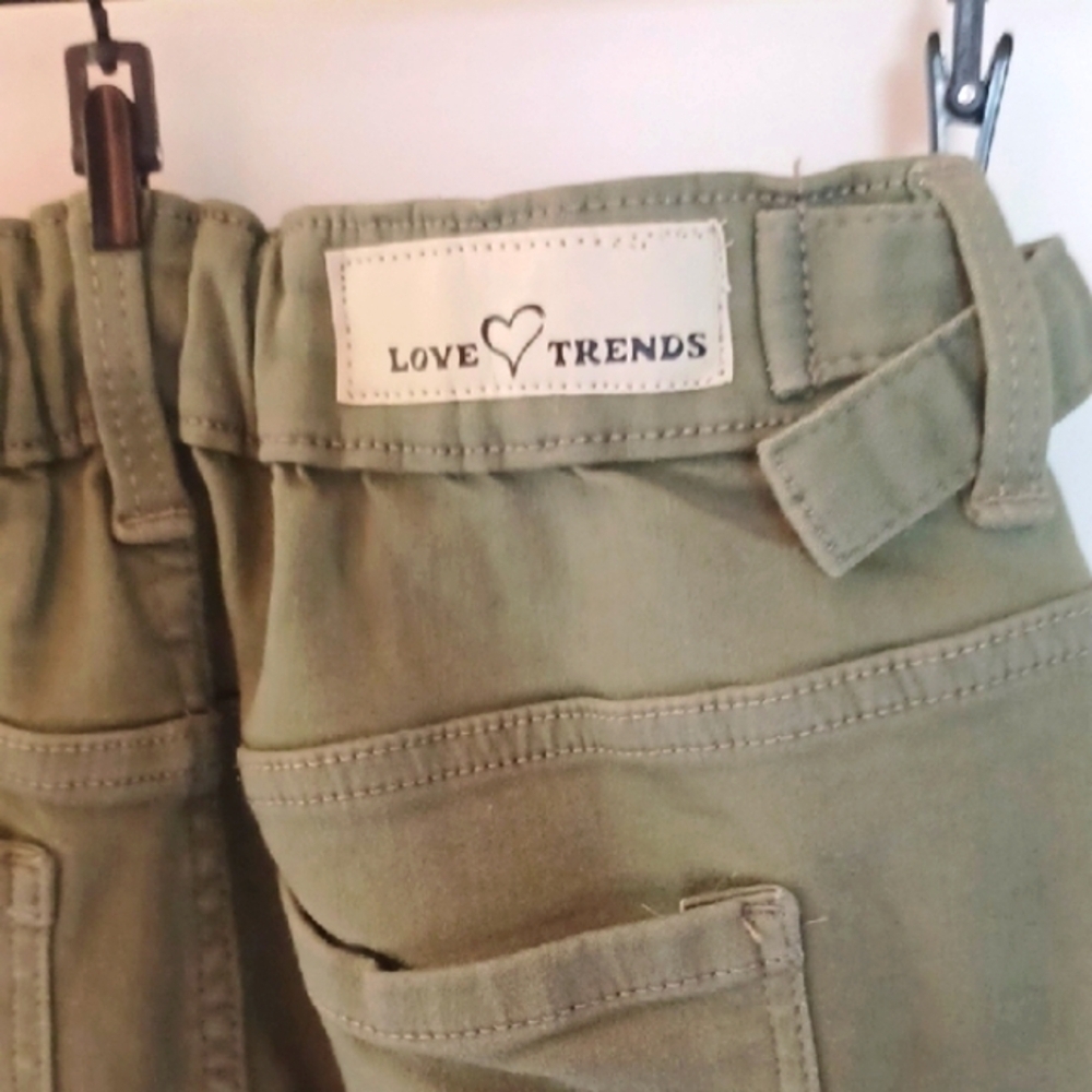love trends Olive Green Wide-Leg Jeans, 3 - Picture 8 of 9